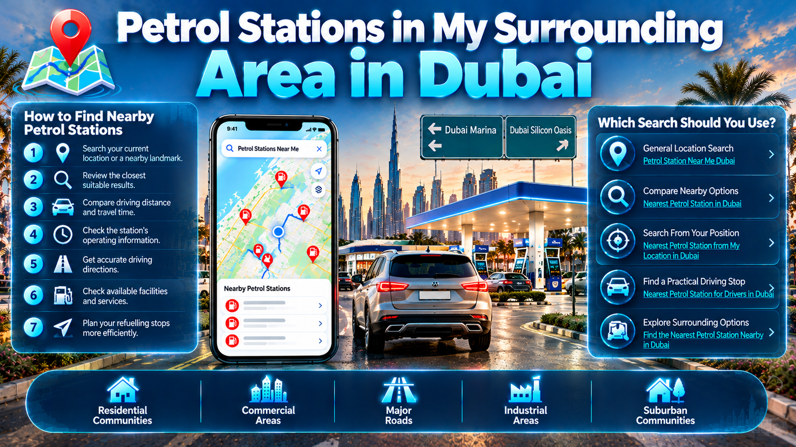 Petrol Stations in My Surrounding Area in Dubai