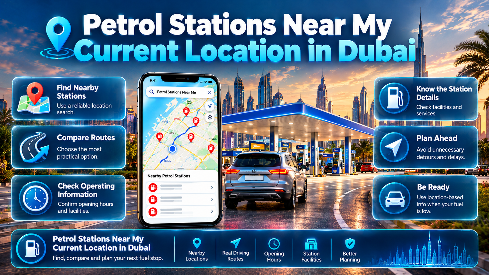 Petrol Stations Near My Current Location in Dubai