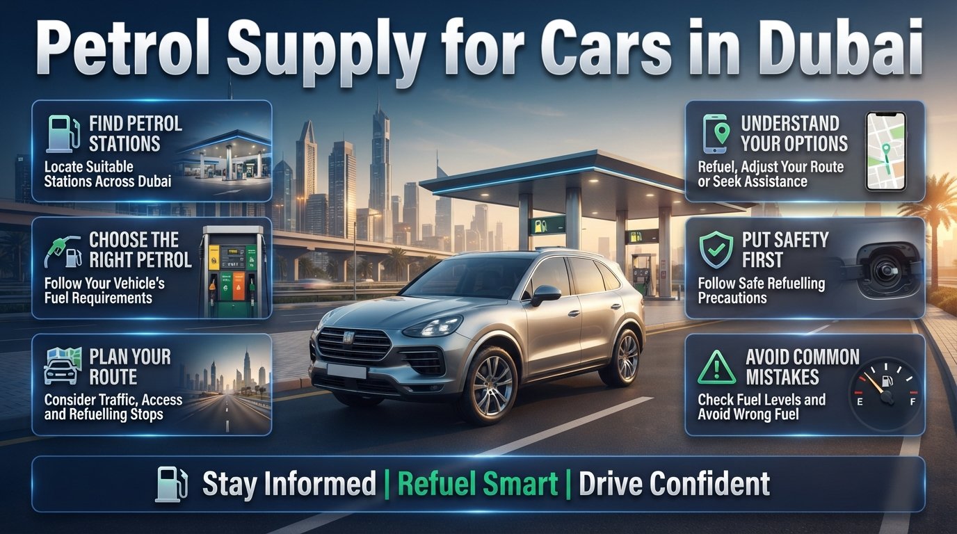 Petrol Supply for Cars in Dubai: A Complete Guide to Refuelling, Emergency Situations, and Safe Planning