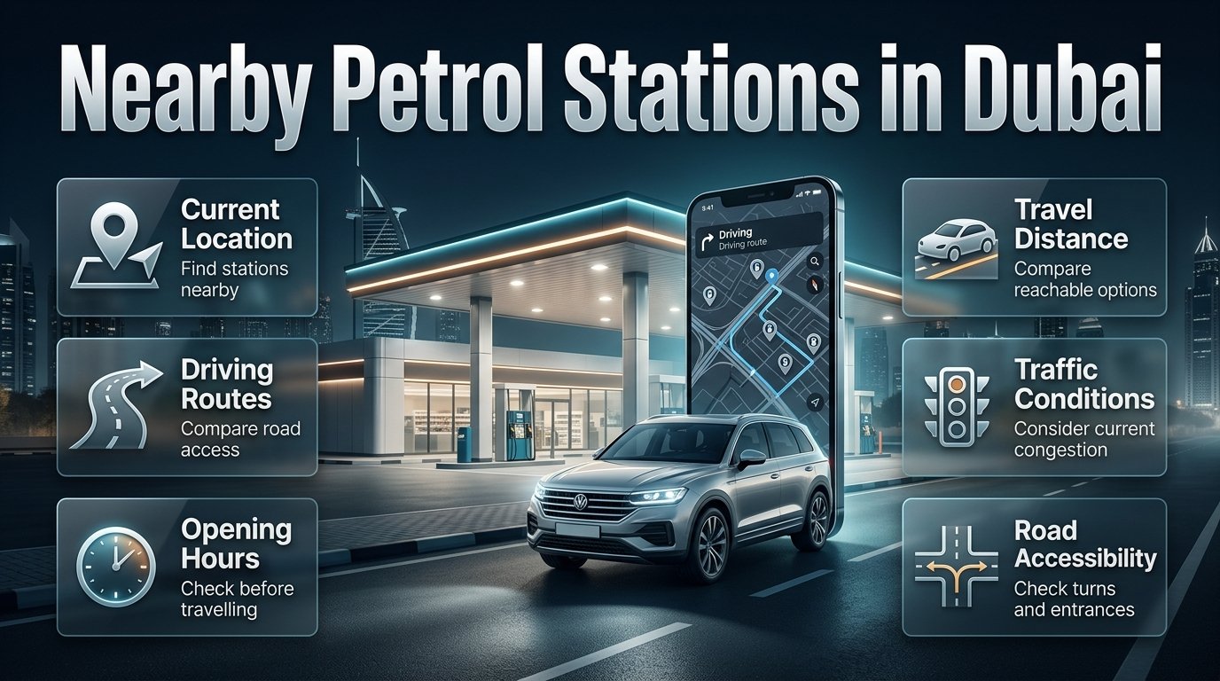 Nearby Petrol Stations in Dubai